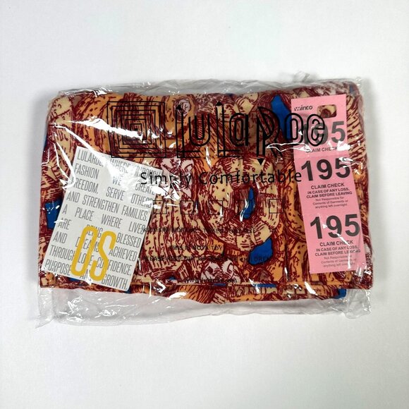 LuLaRoe Pastries Donuts Croissants Leggings Unicorn RARE HTF LLR New One Size OS - Picture 5 of 6